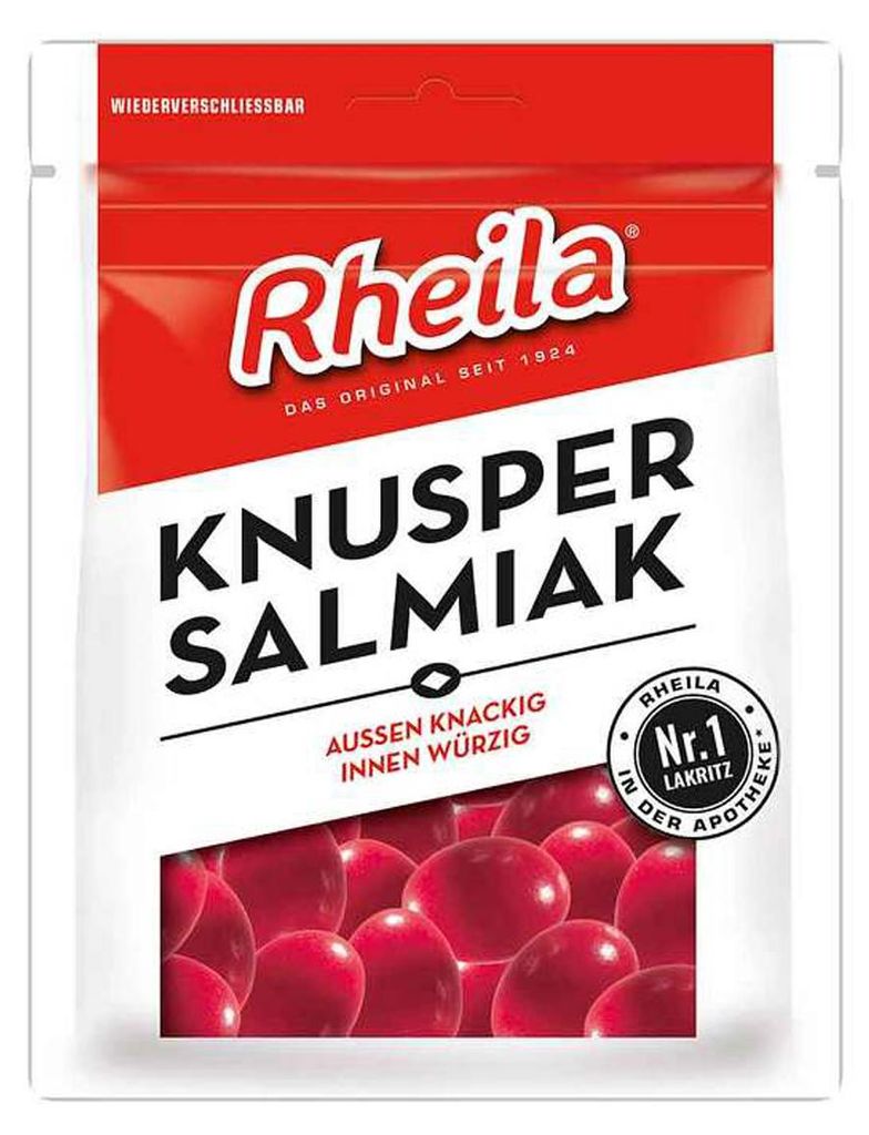 Rheila chrupiące draże salmiak z lukrecją bez laktozy 90g Zdjęcie produktu 