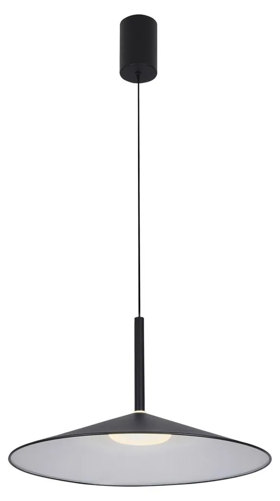 Lustre Suspension LED Noir Moderne Sardena - Éclairage Salon et Bureau
