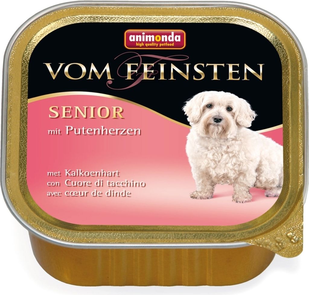 Animonda Vom Feinsten Senior mit Putenherzen 150gx22