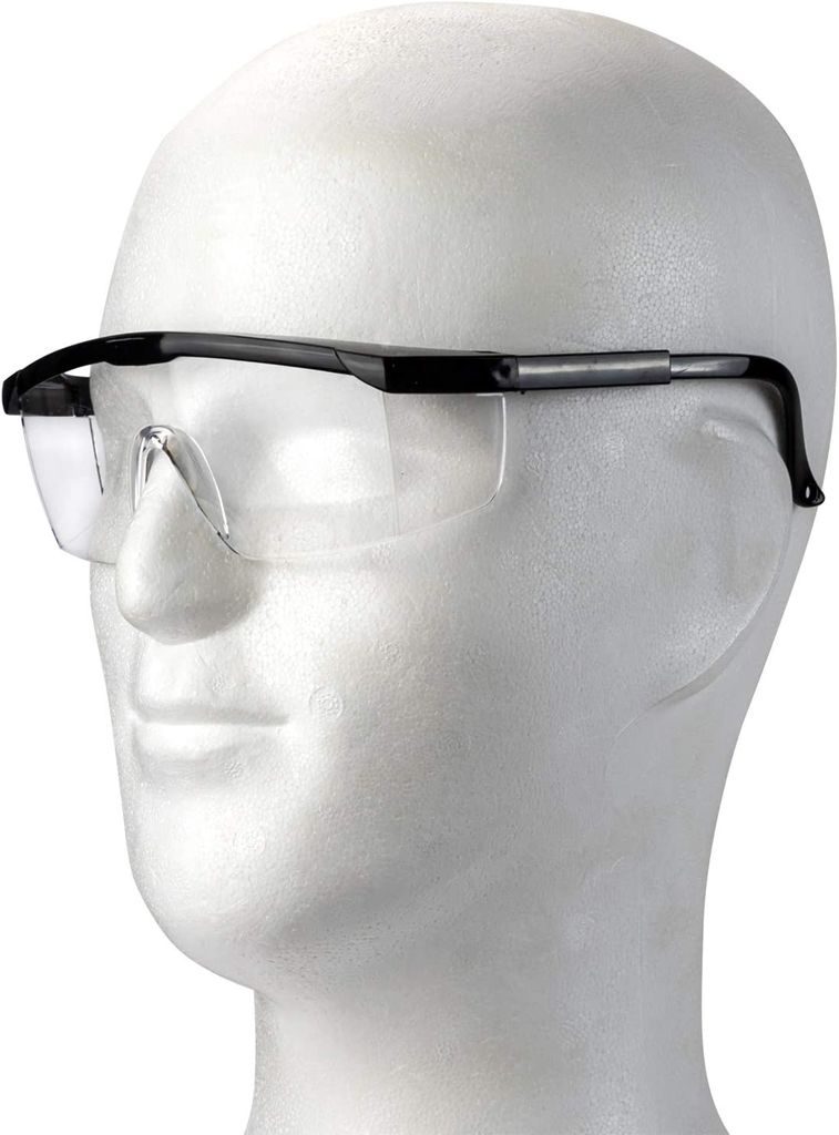 Schutzbrille Arbeitsschutzbrille Sicherheitsbrille mit Seitenschutz mit Bügel