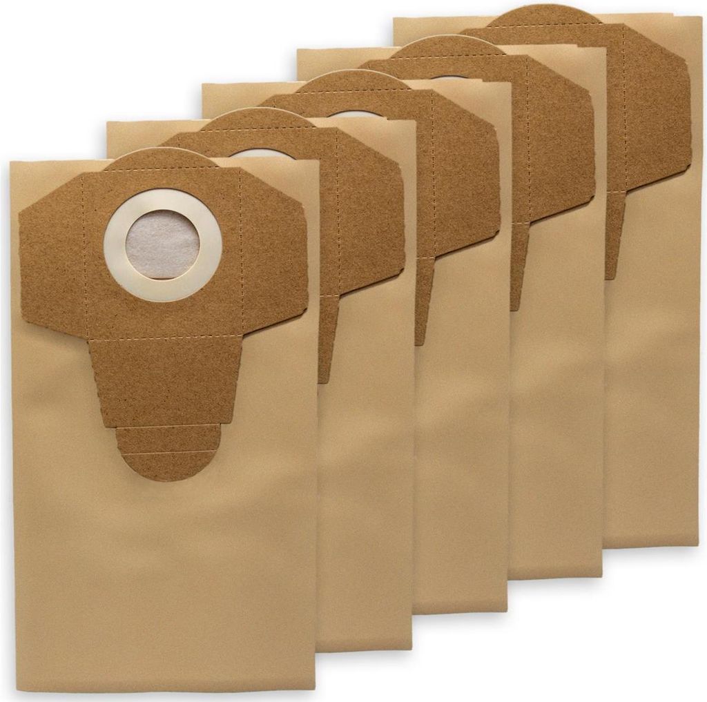Papierfilterbeutel, 5er Pack, passend für Kärcher Mehrzwecksauger Serie WD 7