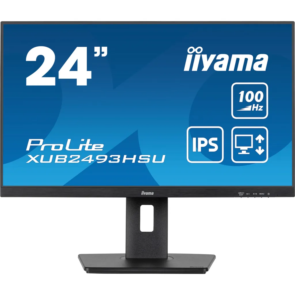Moniteur de télétravail 24" Iiyama ProLite XUB2493HSU-B6 IPS LED