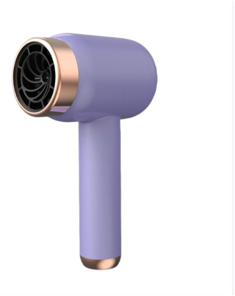 INF Kabelloser Haartrockner 1000W Akku NTC ABS 200x12x7.5cm für Reisen Violett