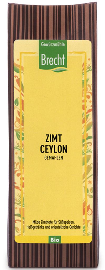 Zimt Ceylon - gemahlen Blockbeutel 120g