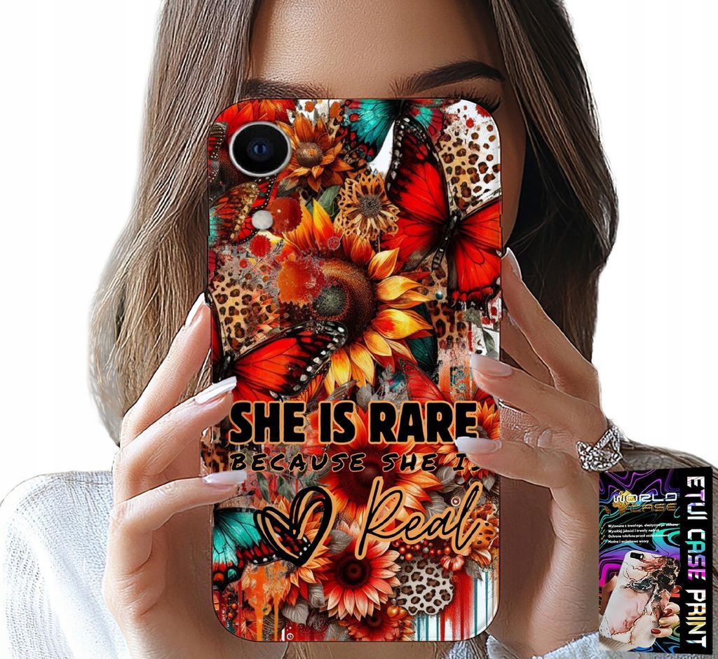 Case For Iphone Xr - Sie Ist Selten, Sonnenblumen, Blumen, Schmetterlinge