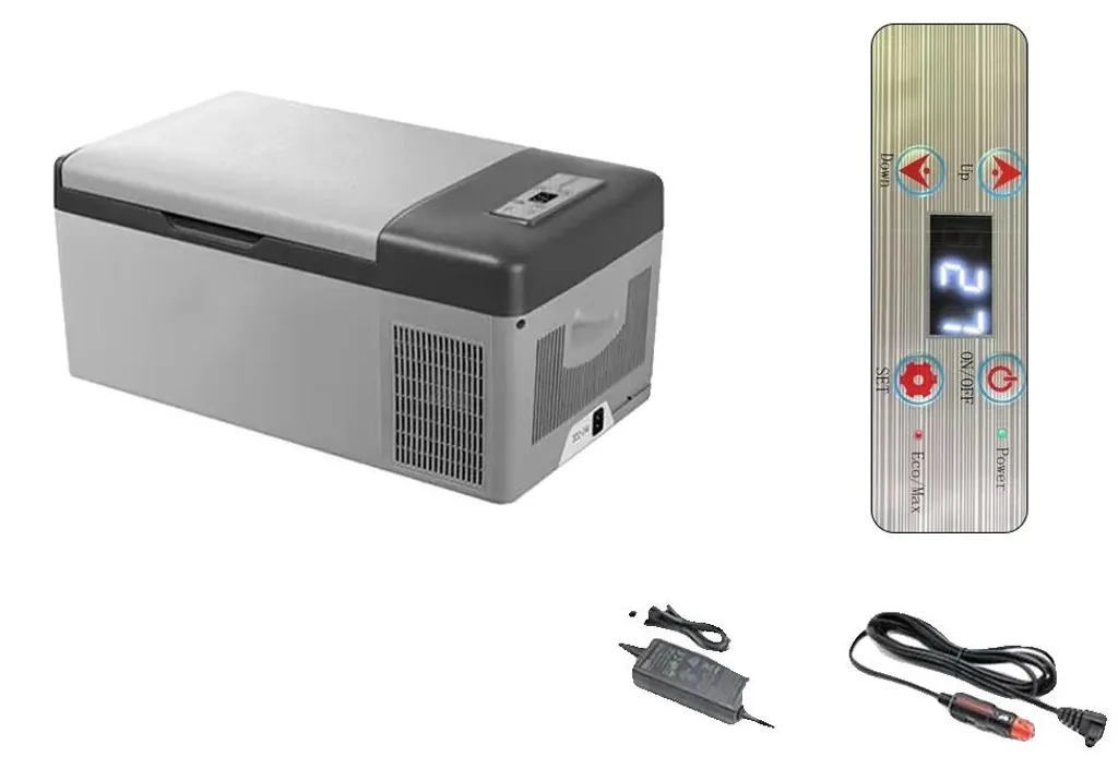 Réfrigérateur Portable Camping et Voiture 15L - Frigo 12V 220V Digital