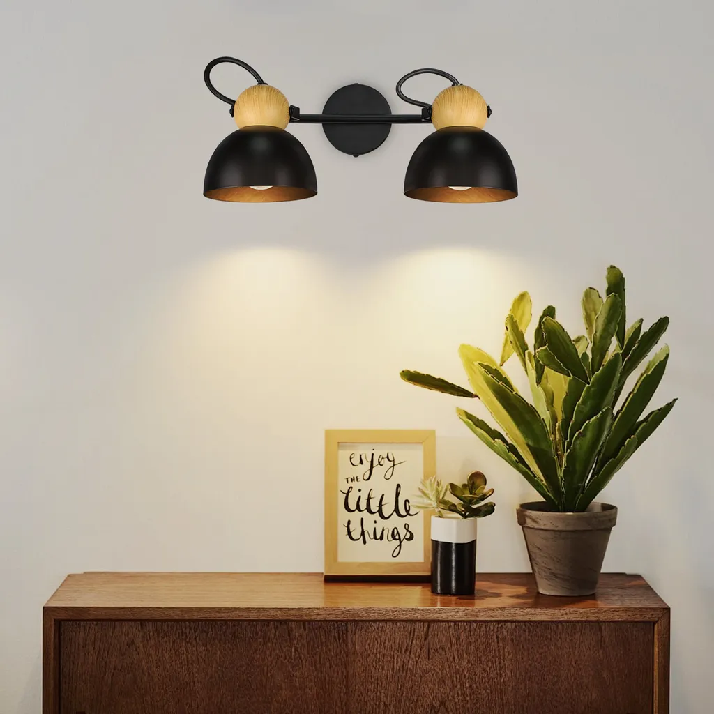 Plafonnier Orientable Noir : Solution d'Éclairage Efficace pour Entrée - 6