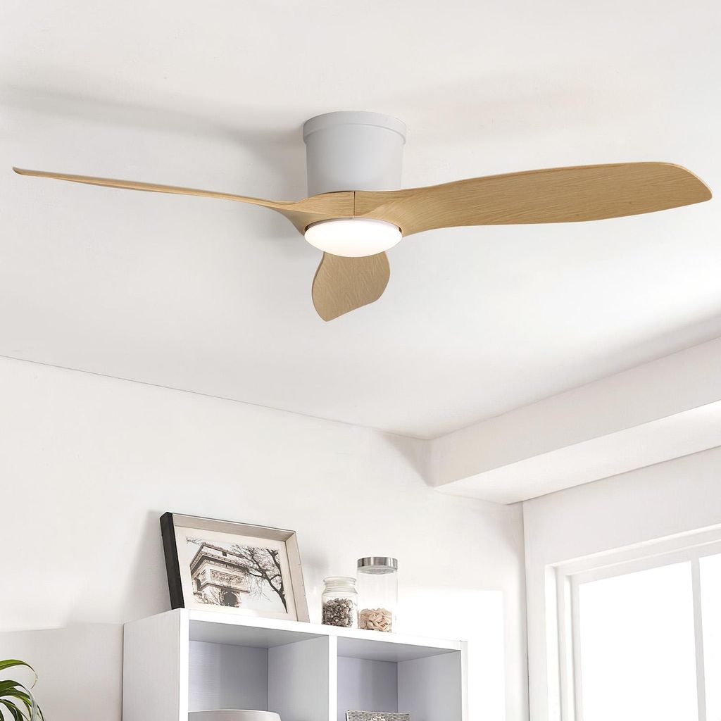 Sofucor Deckenventilator mit Licht und Fernbedienung, Weiß, Produktbild 