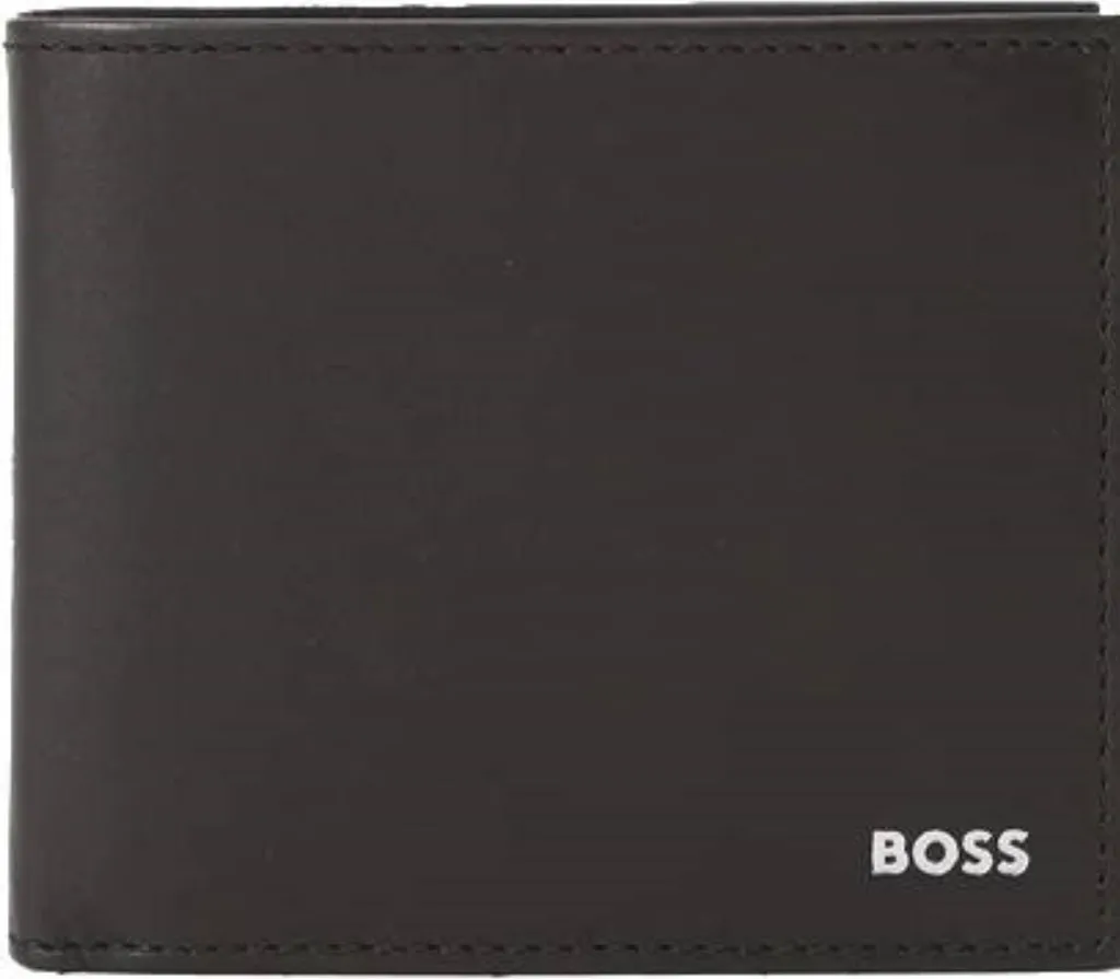 Portefeuille Hugo Boss 50546152 en cuir noir élégant pour homme chic
