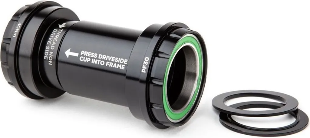 Boîtier de pédalier Cane Creek Hellbender 70 PF30 en acier inoxydable