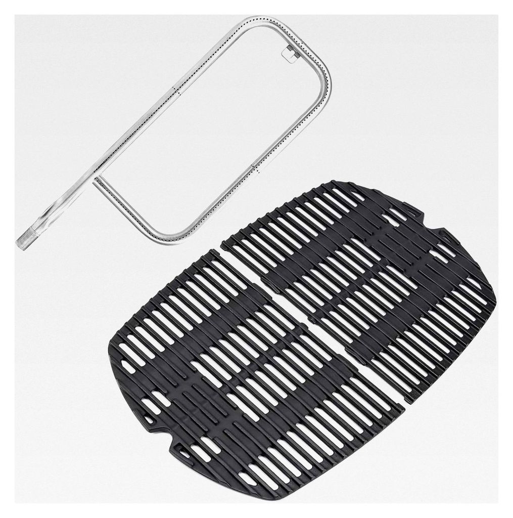 Brenner und Grillrost für Weber Q200, Q220, Q2000, Q2200 Serie, Ersatzteile für Weber Q200 Gasgrills