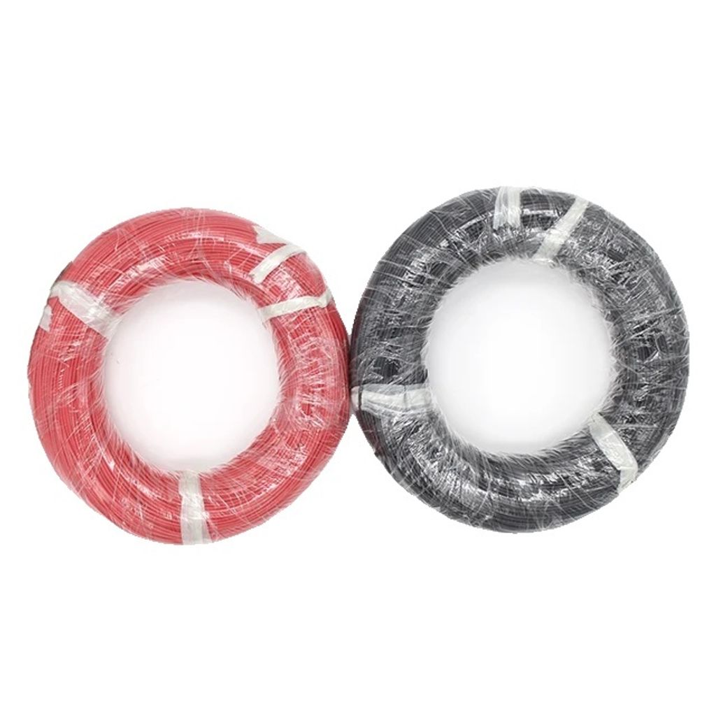 Solarkabel, verzinntes Kupfer, XLPE-Isolierung, Schwarz und Rot-a, 10m 6mm2
