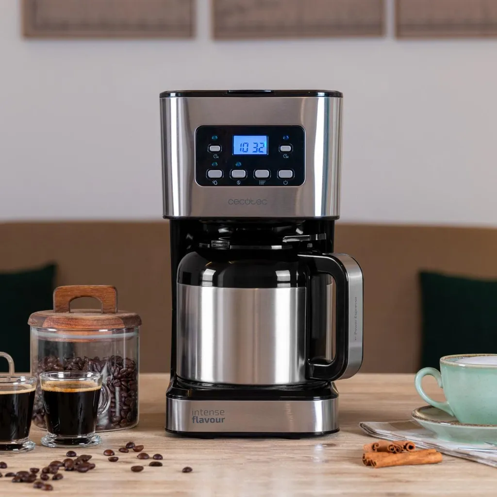 Cafetière programmable 950W Cecotec avec écran LCD et 12 tasses - 3
