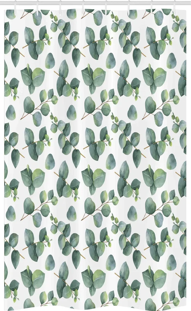 Tenda Doccia Tessuto Antimuffa 120x180 Eucalyptus - ABAKUHAUS Italia