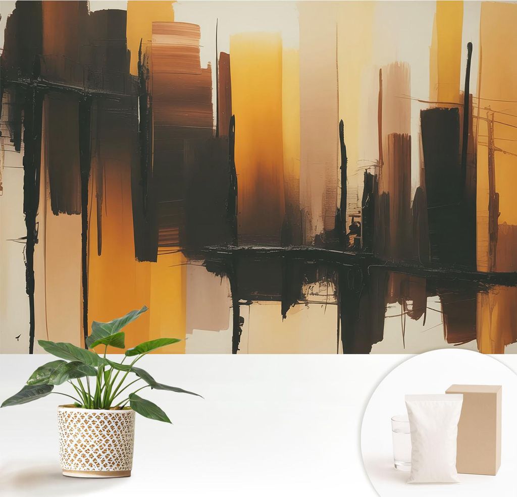 Fototapete - 152x104 cm - Tapete - Wandtapete - Wandbilder - Dekofolie - Tapete Folie - Wand - Dekoration - Wohnzimmer - Vertikale Streifen