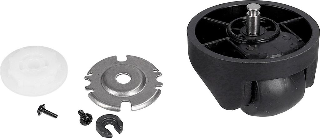 easyPART passend für 201-2498-0629 Ecovacs Universalrad für Staubsauger-Roboter