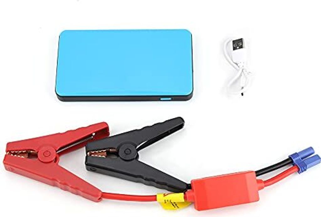 Tragbarer 12 -V -Autosprung Starter Motor Batterie Ladegerät Power Bank Benzin 3.0L Blau