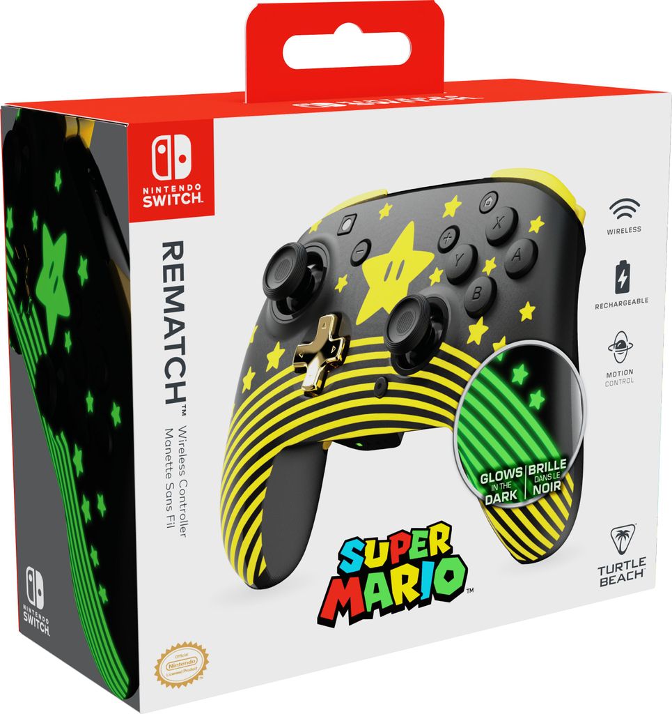 Turtle Beach Rematch Wireless NS Super Mario Star