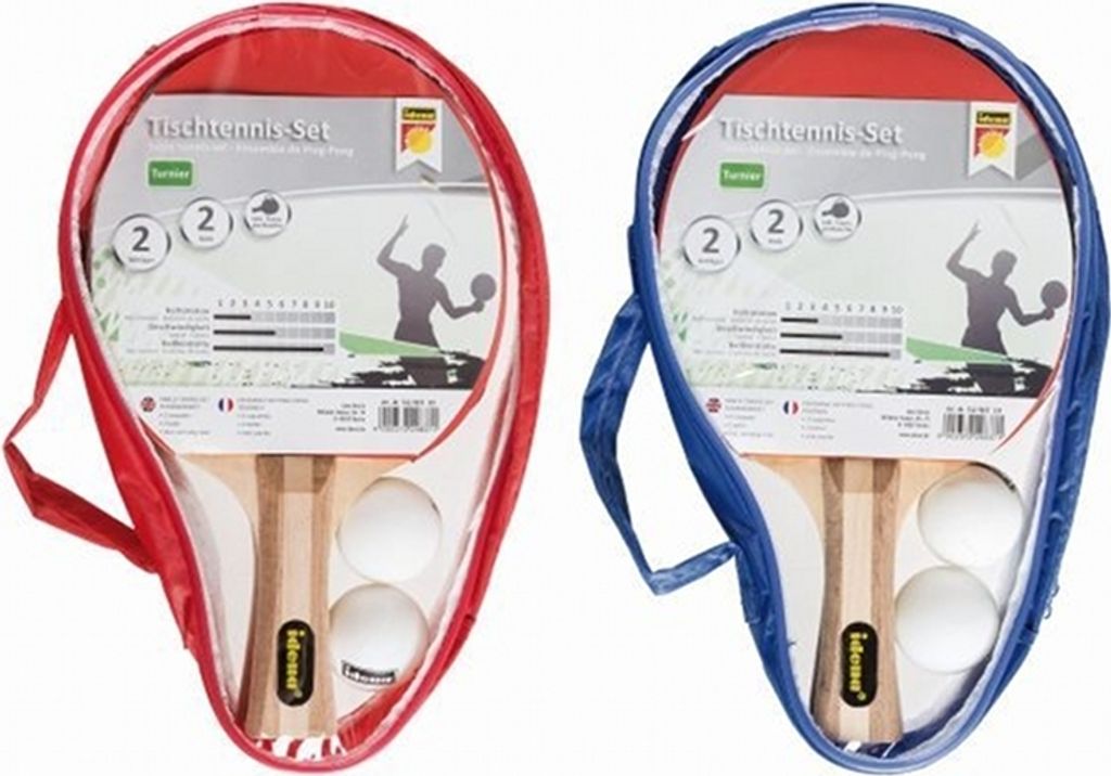 Idena TT-Set Turnier 2 Schläger,2 Bälle+Tasche Produktbild 