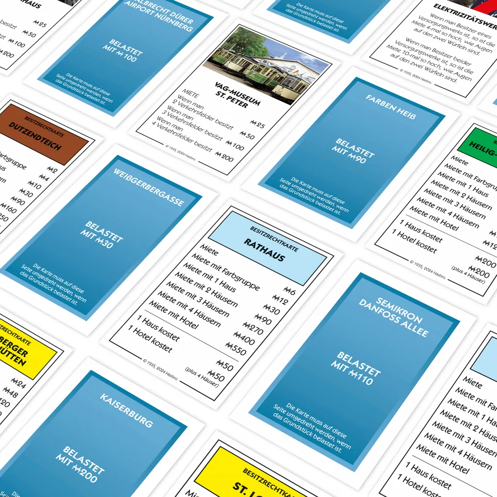 Jeu de Société Monopoly Nuremberg - Version Régionale pour Collection
