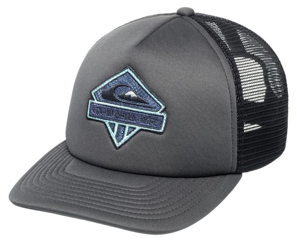 QUIKSILVER Kids Snapback Trucker Cap Slab Scratch dark shadow