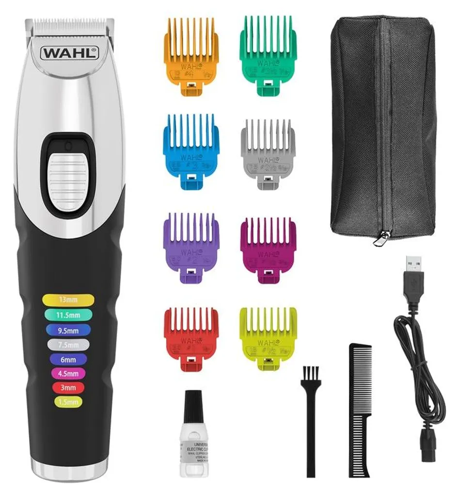 Wahl Colour Trim Tondeuse barbe performante avec lames auto-affûtantes