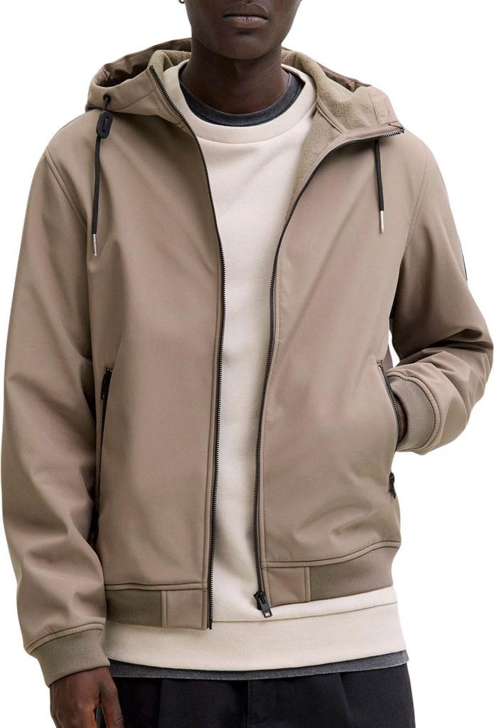 Jack & Jones Basic Hooded Softshell Jacke Herren
