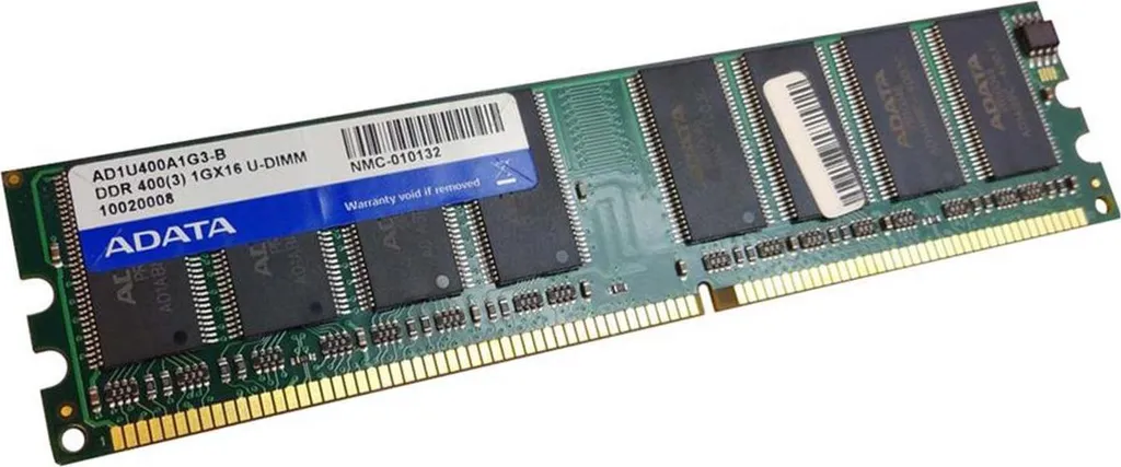 Mémoire DDR 400 MHz 1 Go Non-ECC Unbuffered Adata AD1U400A1G3-S Stable
