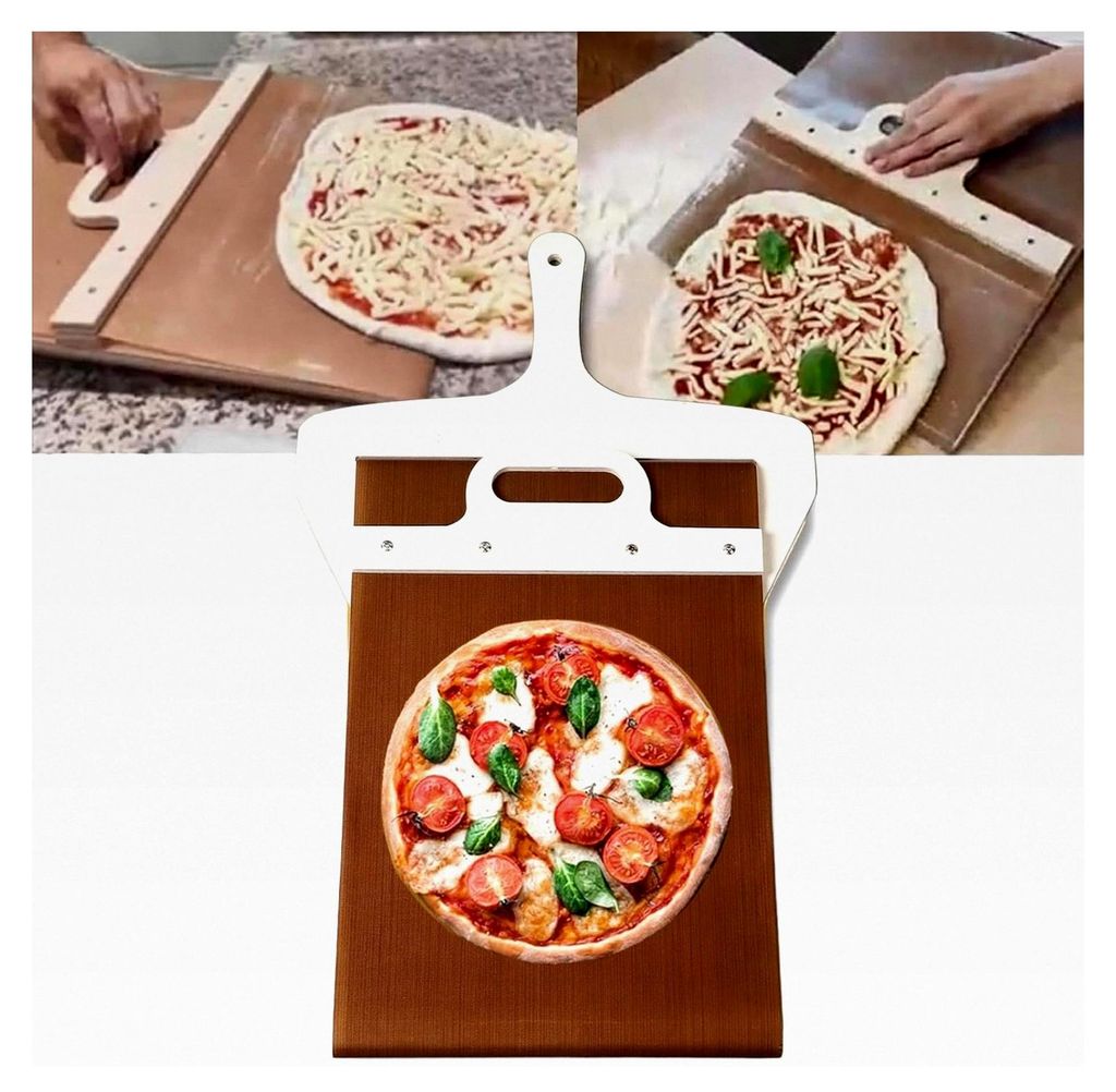Pizzaschieber aus Holz, 19,7 x 11,8 Zoll