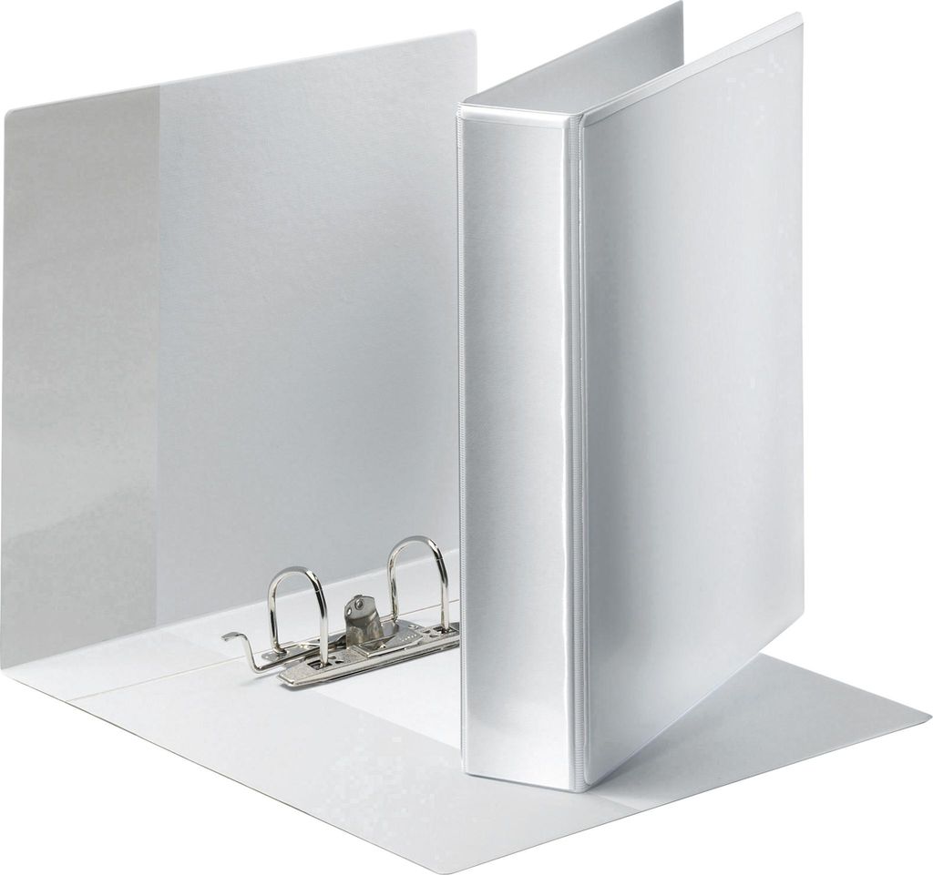 ESSELTE Ordner Panorama Papier A4 schmal weiß
