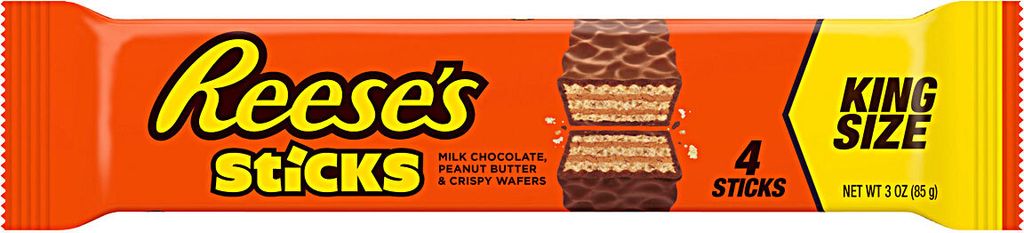 Reese's Bar Sticks King Size 4 Pack (24 x 85g) Produktbild 