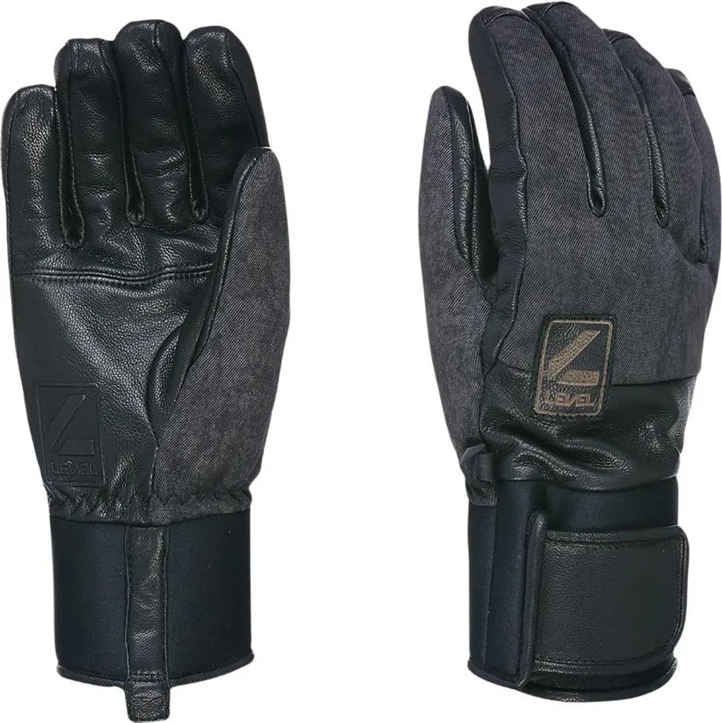 Offerta Guanti Level Rover 2220 Nero - Snowboard in Pelle Primaloft