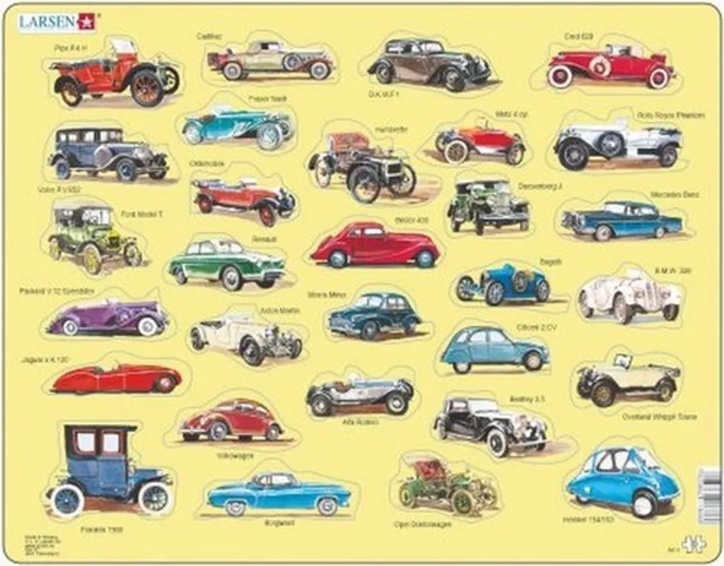 Puzzle voiture 30 pièces : développez la logique de votre enfant facilement