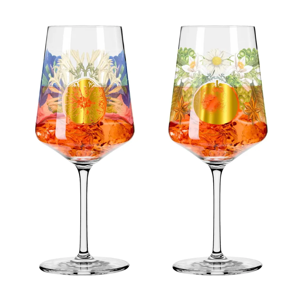 Ritzenhoff Sommerrausch Deluxe 2er #17 Set Bicchieri Aperitivo Design