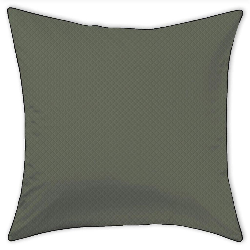 Curt Bauer Mako-Brokat-Damast-Kissenbezug einzeln Dessin 9008 AREZZO Farbe olive-3825 Größe 80x80 cm