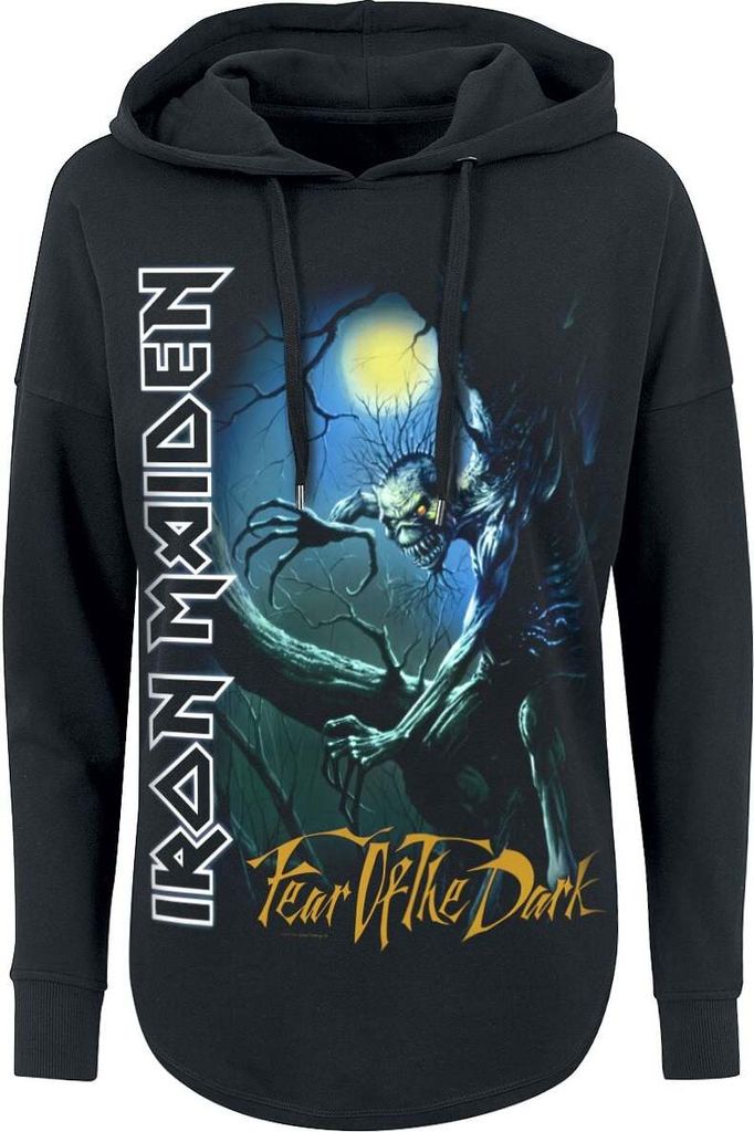Iron Maiden Kapuzenpullover Damen Fear Of The Dark schwarz M