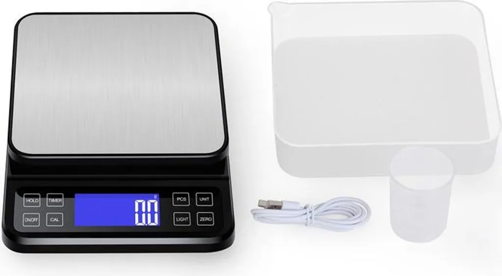 Bilancia Cucina INF 15kg USB Ricaricabile - Elegante e Precisa - 5