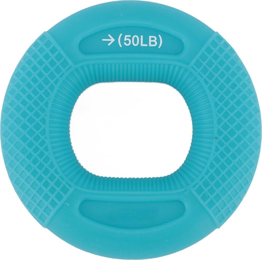 Handgriff-Stärkungsring, Silikon-Krafttrainer, Quetscher für Finger-Unterarm-Übungen, Muskeltraining, Blau, 40 bis 50 Pfund