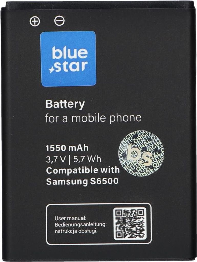 AKKU passend für Samsung Galaxy Mini 2 (S6500)/ Galaxy Young (S6310)/ Galaxy Ace Plus (S7500) 1400m/Ah Li-Ion BS PREMIUM