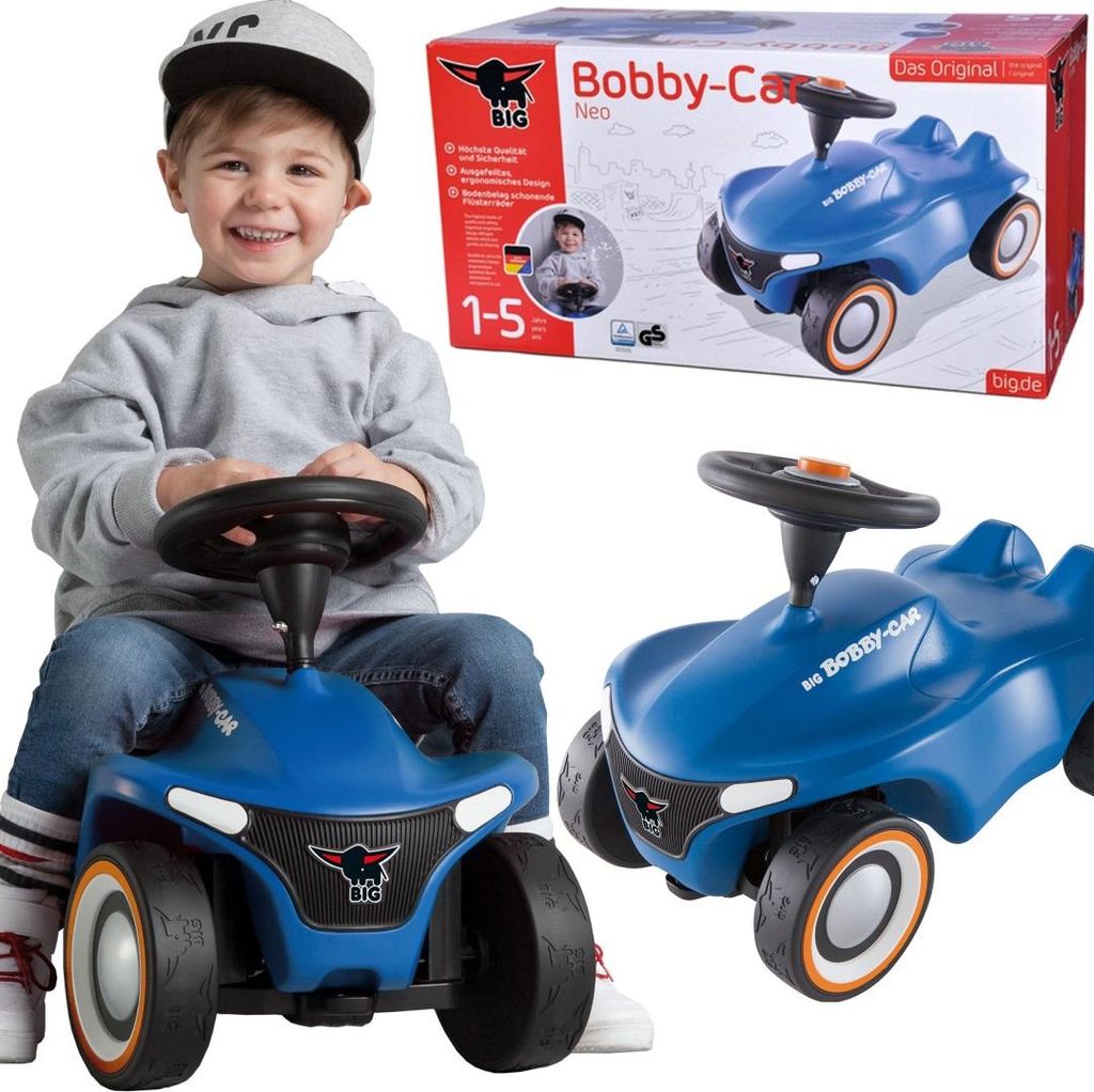 BIG Blue Hedgehog Bobby Car Neo Blue Image du produit 