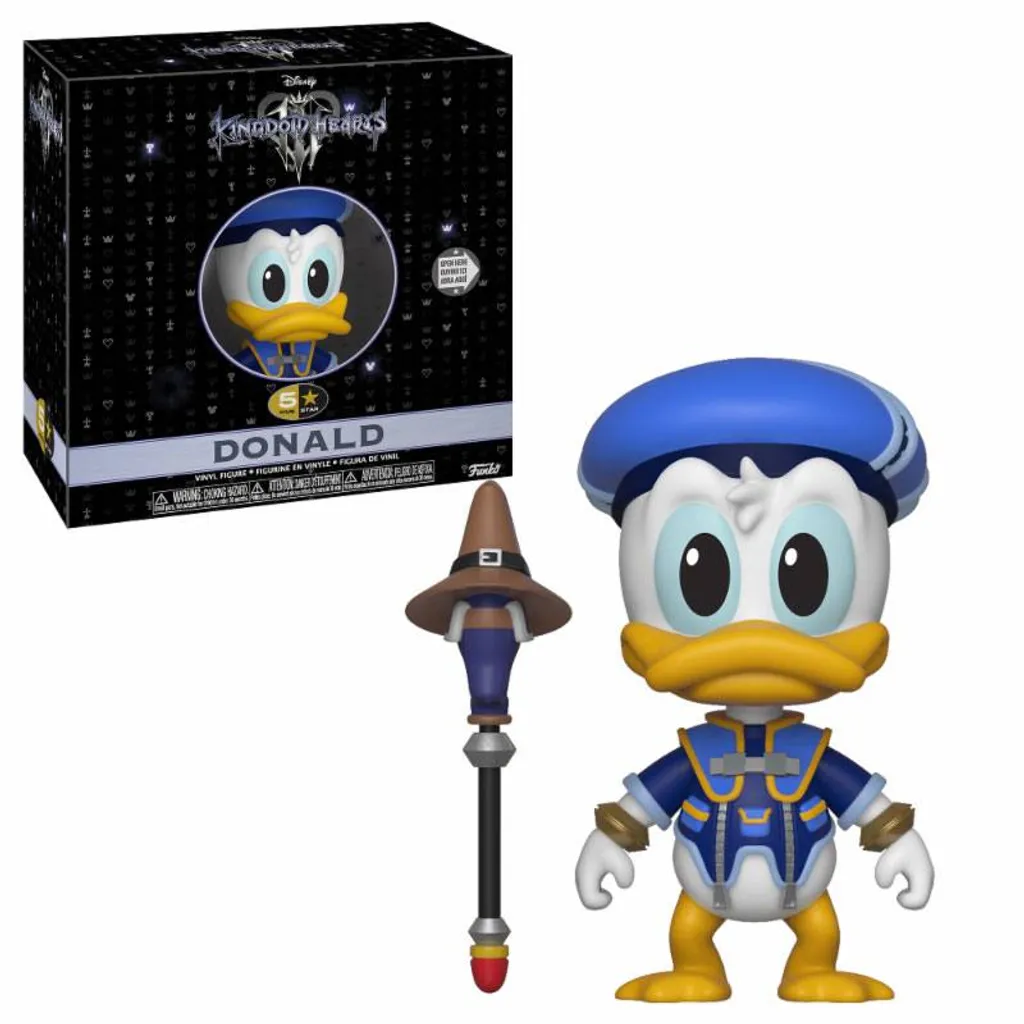 Donald Kingdom Hearts 3 Figurine Articulée 5 Étoiles avec Sceptre Magique