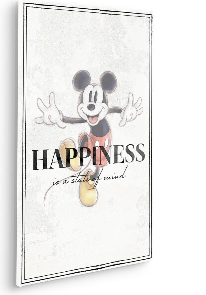 Keilrahmenbild - Mickey Be Kind - Größe 40 x 60 cm
