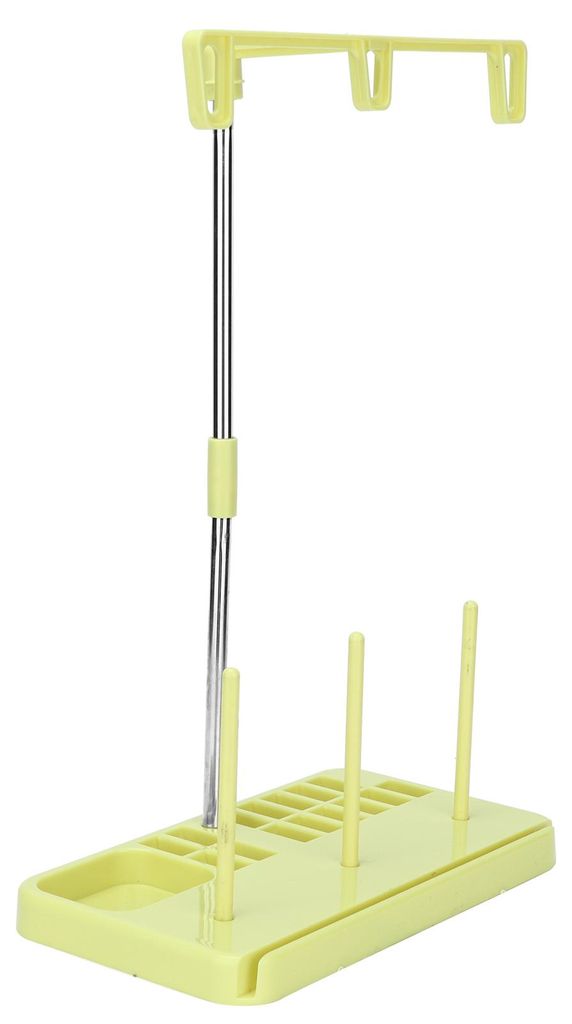 Garnrollenhalter für 3 Spulen, abnehmbar, für Haushaltsnähmaschinen, gelb