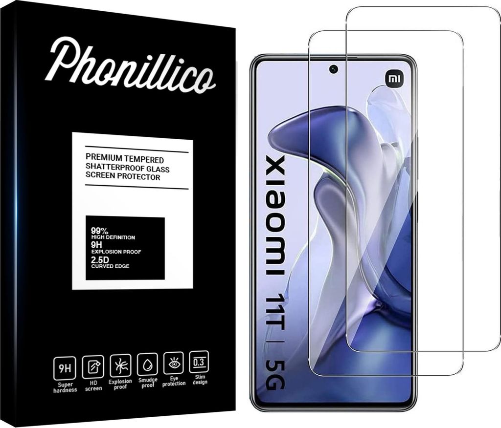 Verre trempé pour Xiaomi 11T 5G / 11T PRO 5G [2 pièces] Image du produit 