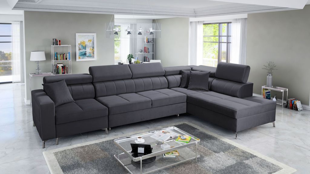 Eckcouch Big Sofa SID X MAXI mit Schlaffunktion Farbe wählbar TOP Qulaität
