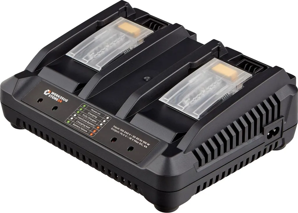 Double chargeur de batterie 18V pour outillage WS24 - Charge rapide