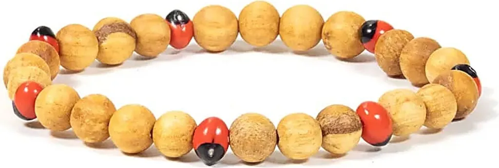 Bijoux Spirituels en Bois de Palo Santo et Huayruro - Lot de 2 Bracelets