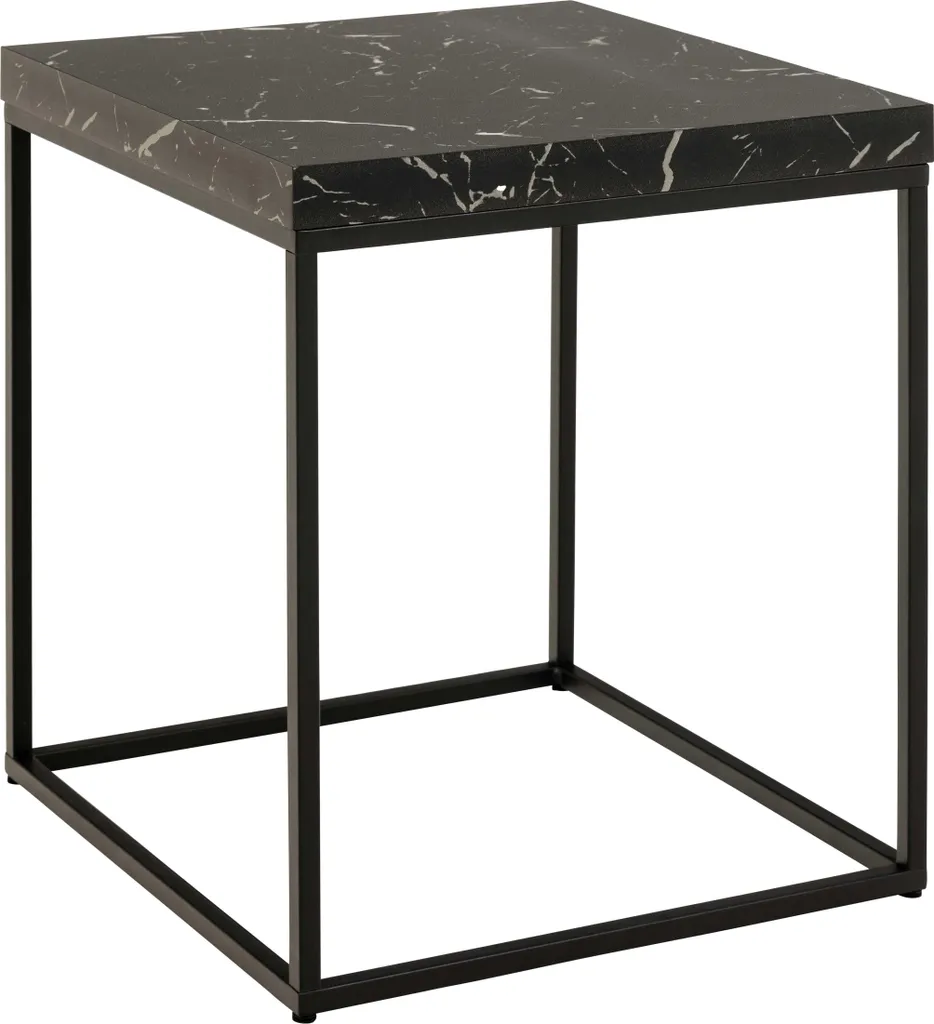 Tavolino Barossa Marmo Nero 40cm - Robusto, Elegante, Prezzo Top