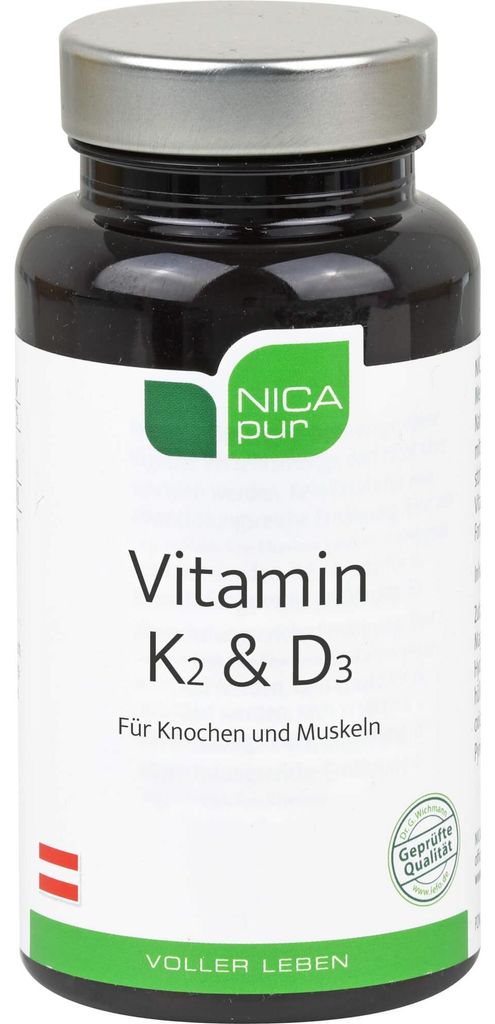 Nicapur Vitamin K2 & D3 Kapseln 60 St