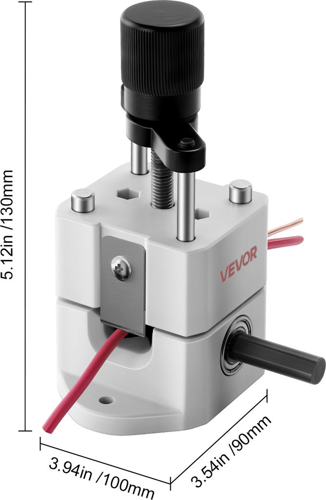 Spelacavi Manuale 25mm – Per Cavi E Fili Da 1 A 25mm – Costruzione In Alluminio E Acciaio